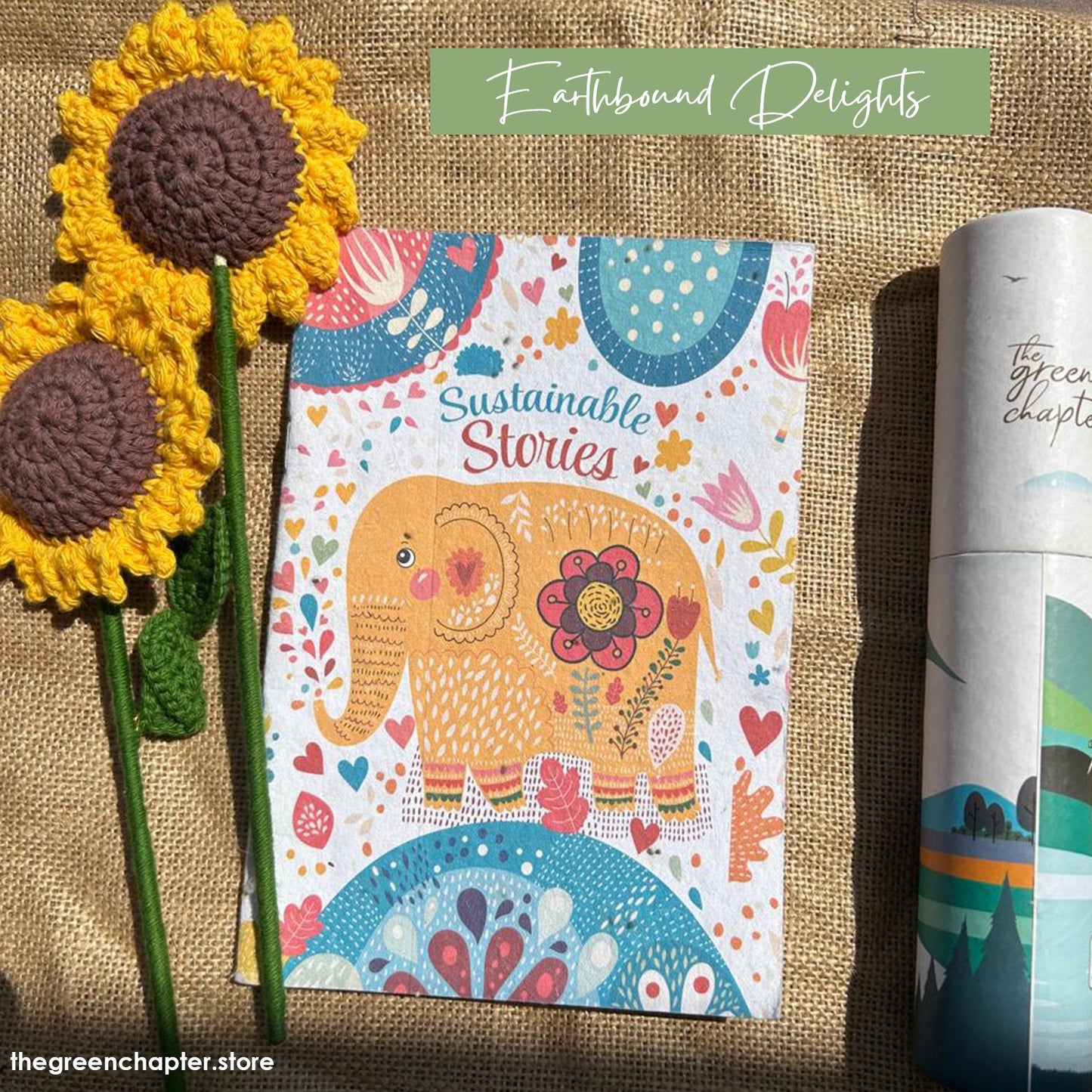 Notebook Stationery Plantable - Earthbound Delights - THE GREEN CHAPTER