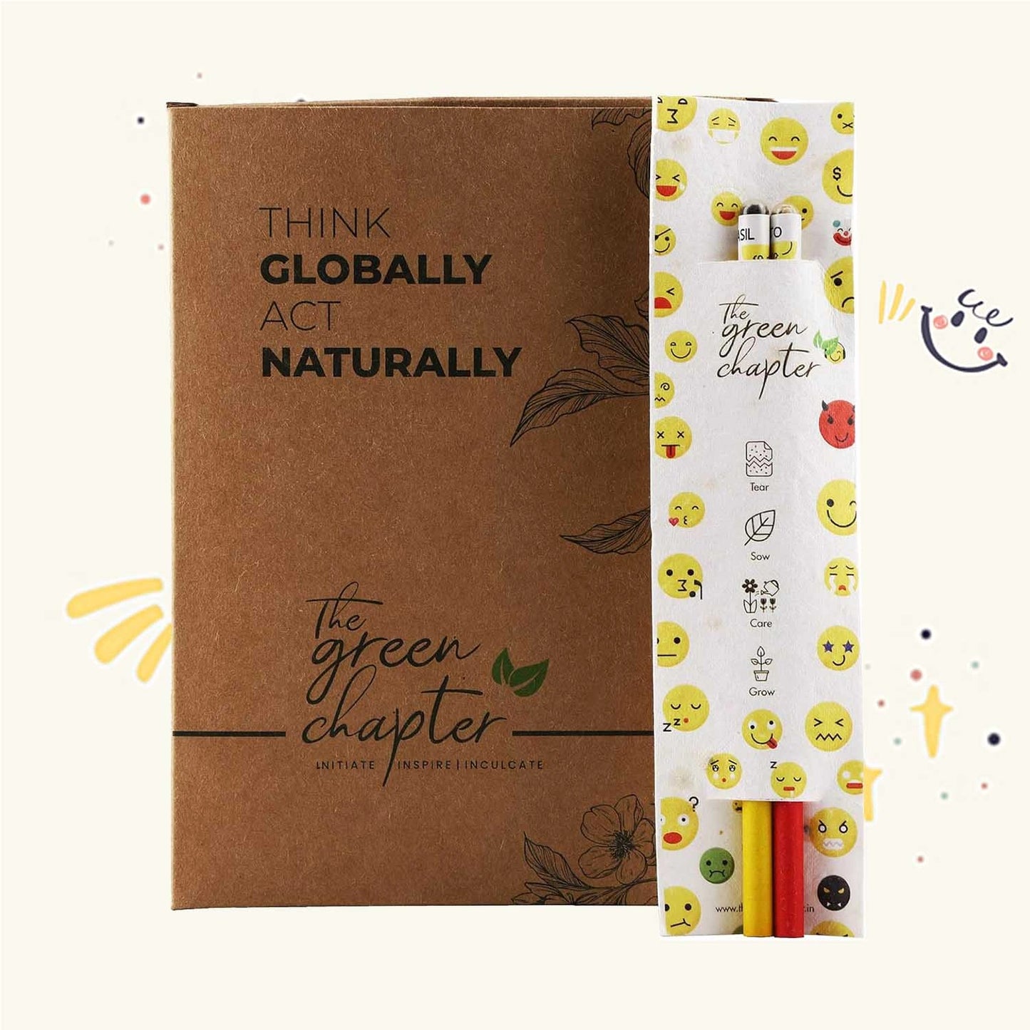 Handmade Eco Friendly Plantable Seed Pencils