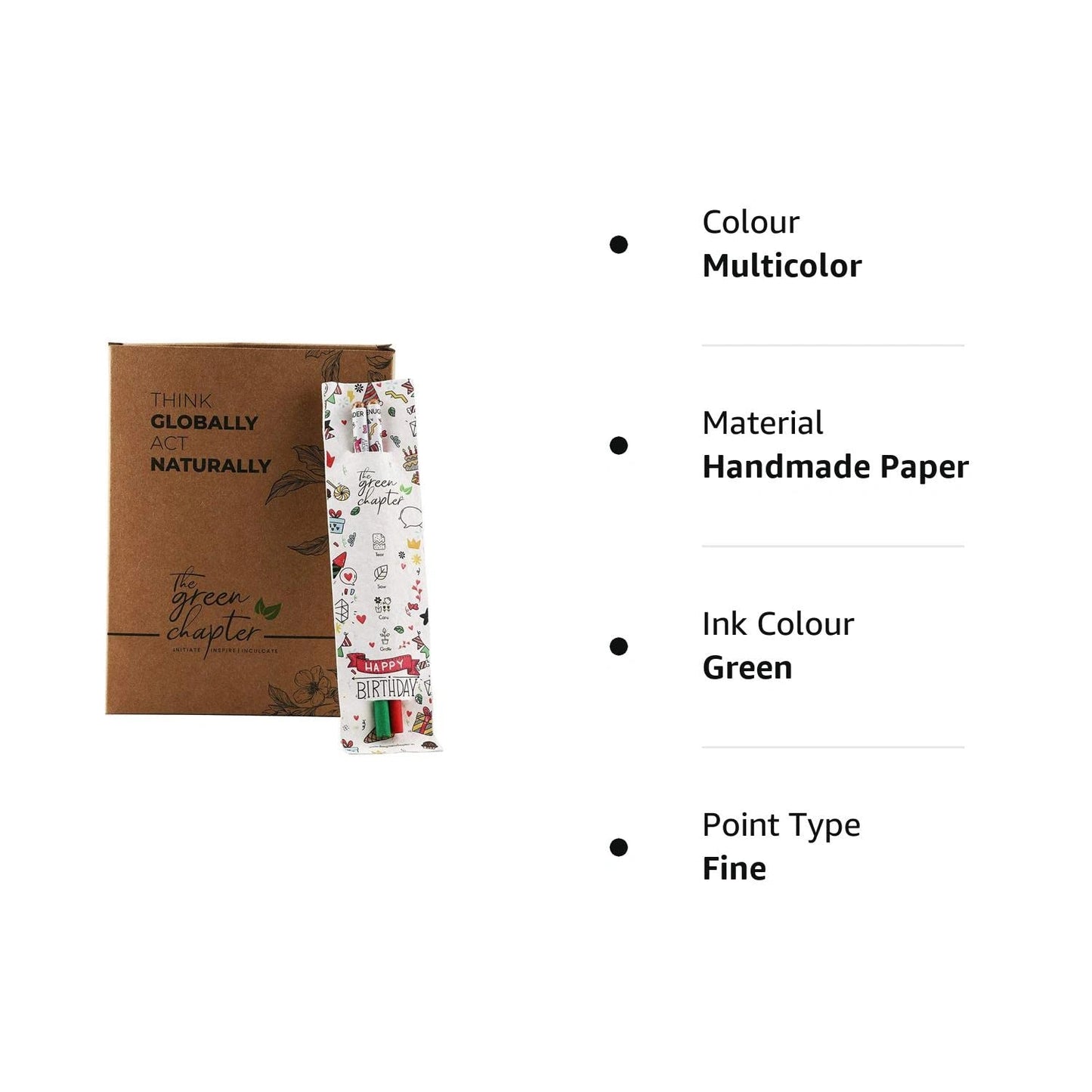 Birthday Giveaway for Kids – Set of 10 Seed Pencils in Seed Paper Sleeves - THE GREEN CHAPTER