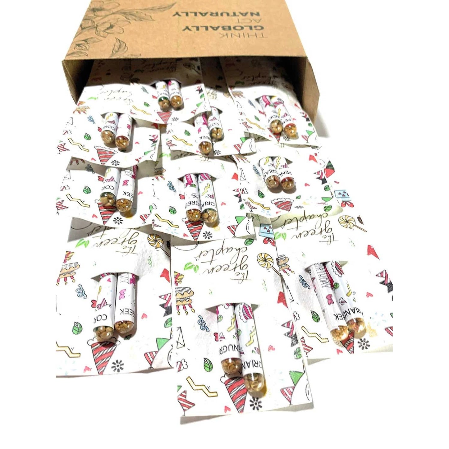 Birthday Giveaway for Kids – Set of 10 Seed Pencils in Seed Paper Sleeves - THE GREEN CHAPTER