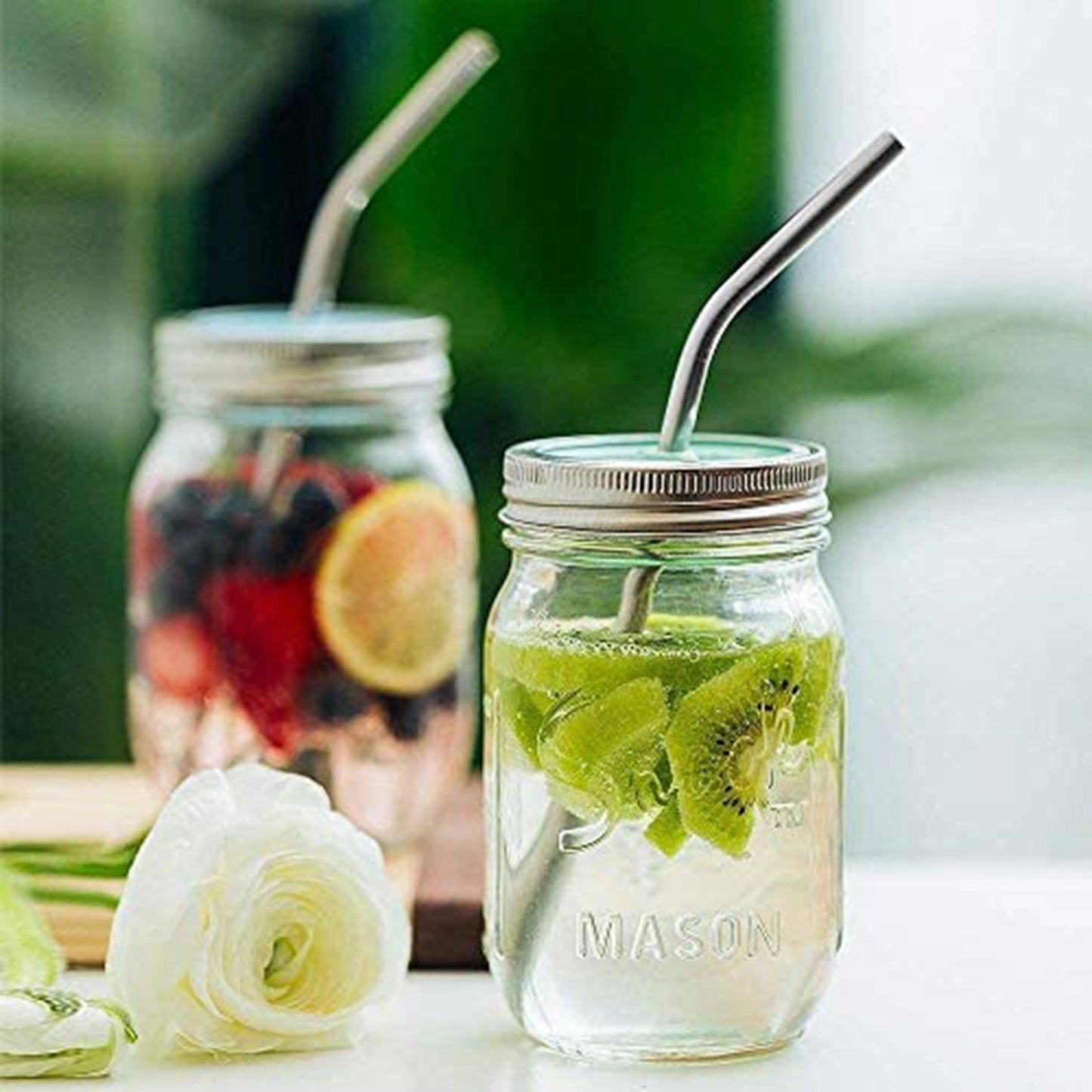 Bent Stainless Steel Straws
