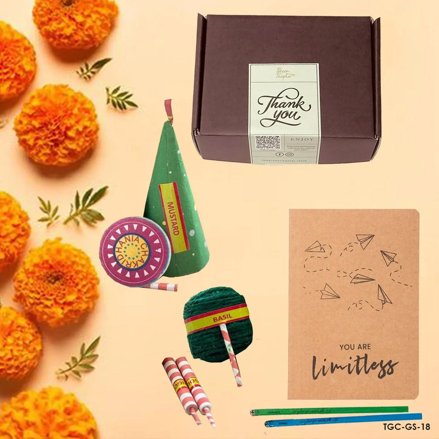 Plantable Diwali Seed Crackers – Sustainable, Pollution-Free Festive Fun | Seed Paper Crackers That Bloom Into Plants | Perfect for Green Diwali Gifting - THE GREEN CHAPTER