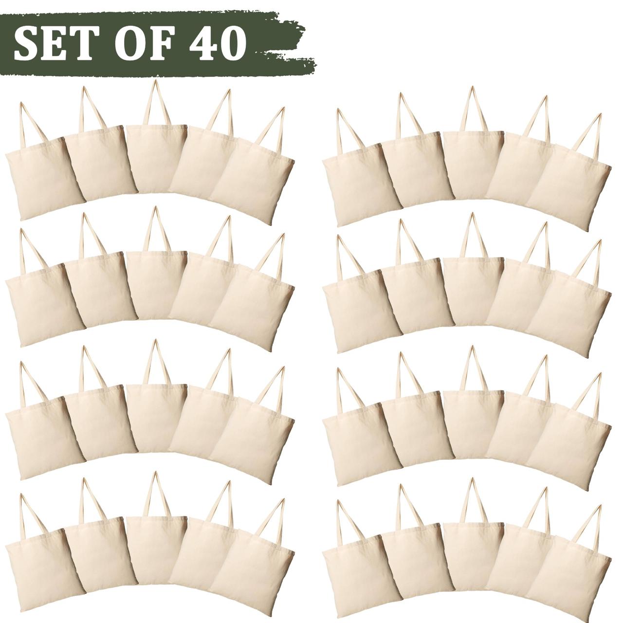 Canvas Cotton Tote Bags - THE GREEN CHAPTER