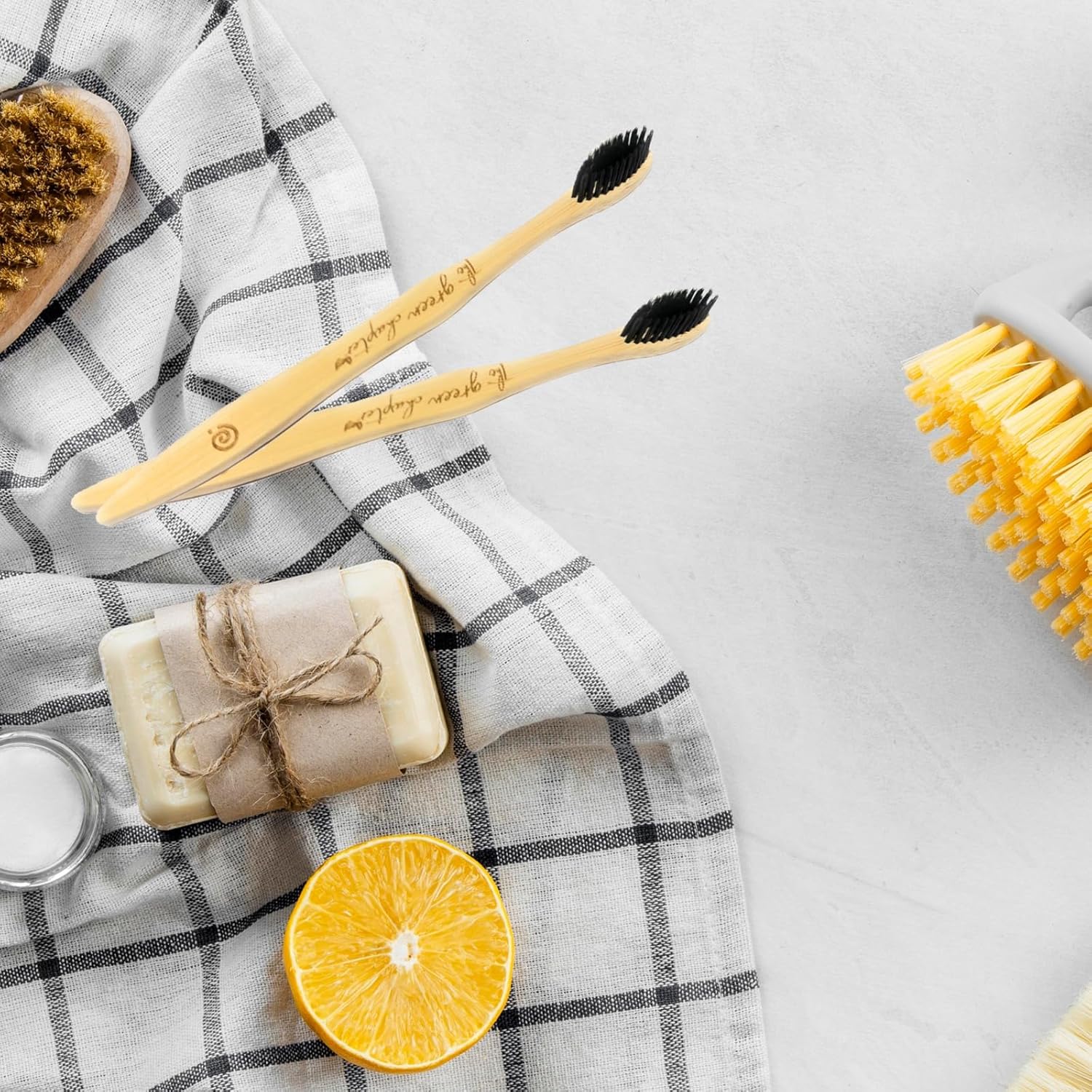 Eco-friendly Bamboo Toothbrush Set