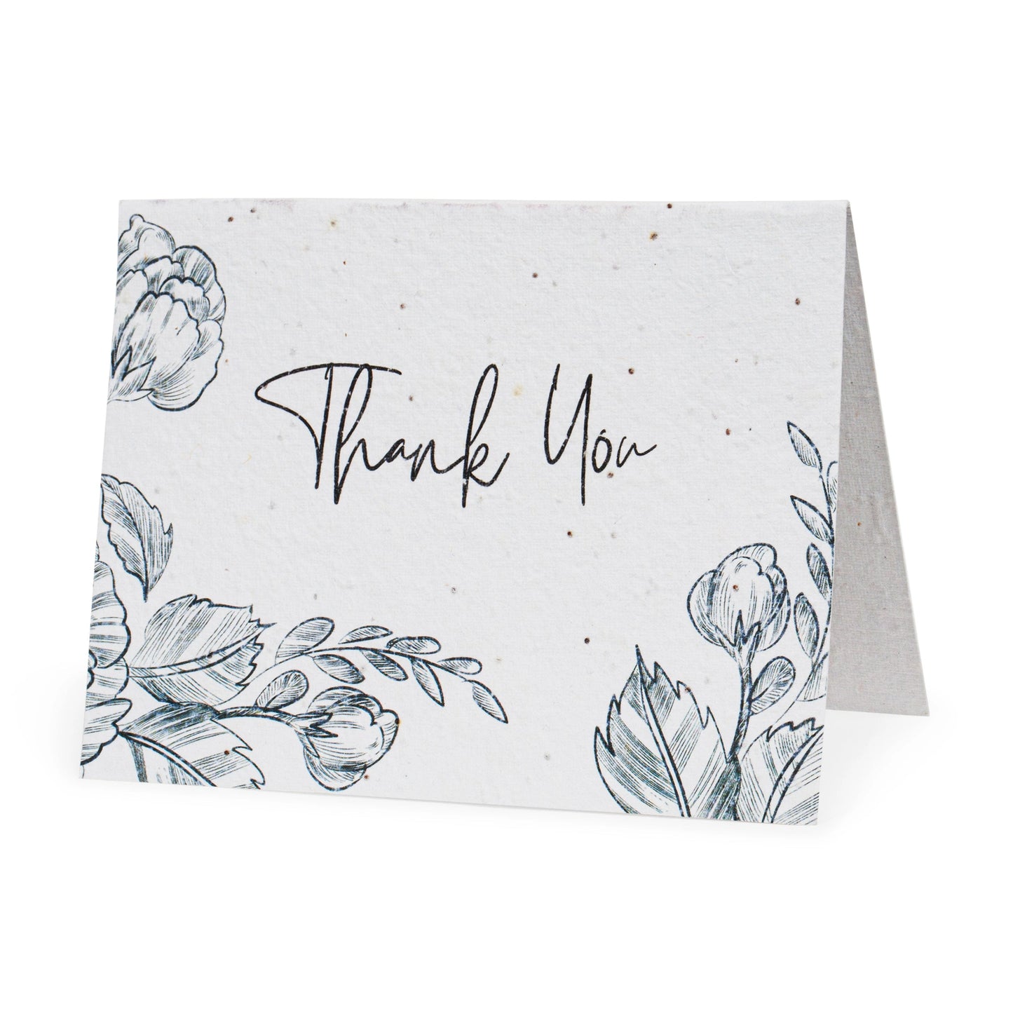 Eco-Friendly Seed Paper Thank You Cards - Pack of 5- Plantable Greeting Cards for All Occasions - Sustainable and Biodegradable