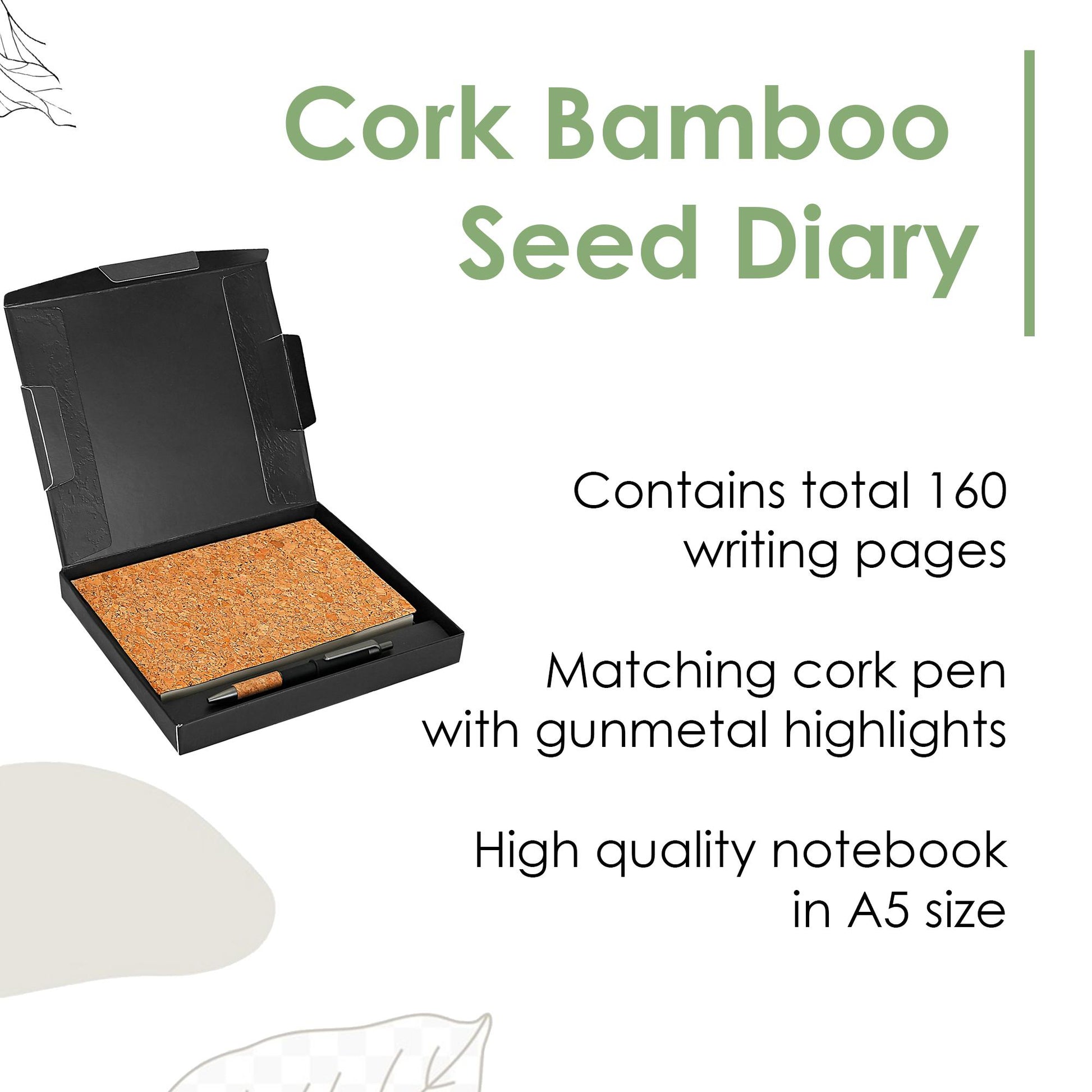 Cork Diary Set