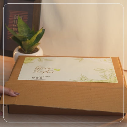 Ecofriendly Gift Set  - Green Accent Box
