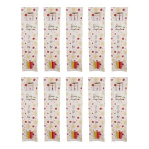 Plantable Seed Pencil Pack of 10 (2 Pencils in Seed Paper sleeve) (Sunshine Theme )